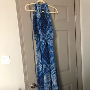 Blue maxi dress